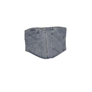 Plus Size Denim Corset